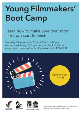 Young Film Makers Bootcamp with Kellie Jennar